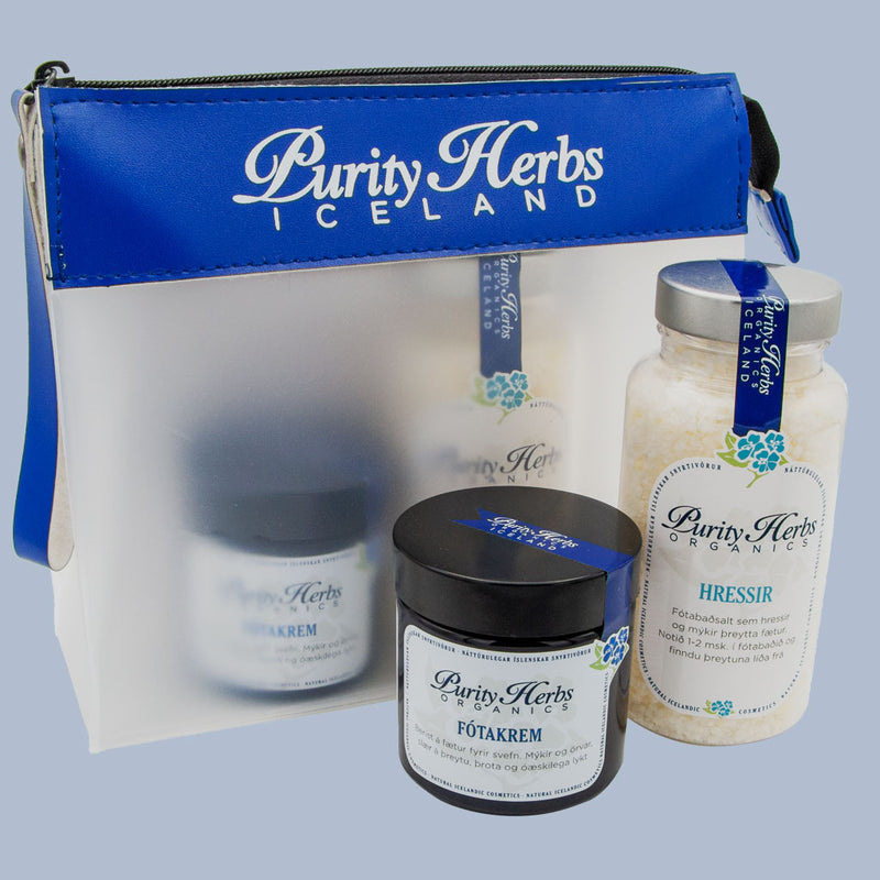 Fótadekur Fótakrem og Fótabaðsalt í fallegu gjafasetti